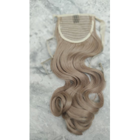 *18 medium blonde, tie on wavy ponytail 55cm by ProExtend -synthetic