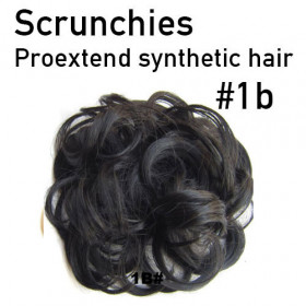 *1b Natural black scrunchie by Proextend
