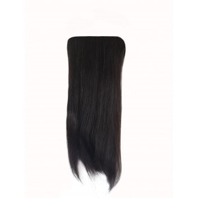 Color 1b Natural black brown  60cm 10pc 120g High quality Indian remy clip in hair