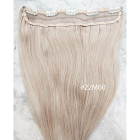 Color 22M60 35cm one piece 120g High quality Indian remy clip in hair (EFR)