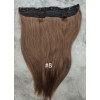 Color 8 60cm one piece 120g High quality Indian remy clip in hair