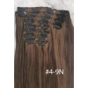 Color 4-9N 35cm 10pc 120g High quality Indian remy clip in hair