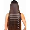 Color 2 55cm High quality double drawn Indian remy human hair weave - 100g 1 bundle