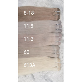 Color 11.2 35cm medium drawn European remy human hair weave 100g (1 bundle)
