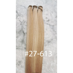 Color 27-613 40cm Supreme European Virgin remy human hair weave 100g (1 bundle)