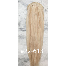 Color 22-613 40cm XXL 10pc 170g High quality Indian remy clip in hair