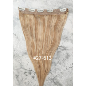 Color 27-613 40cm one piece 120g High quality Indian remy clip in hair