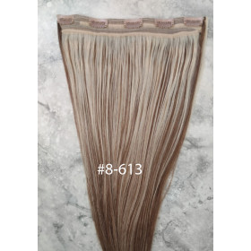 Color 8-613 50cm one piece 120g High quality Indian remy clip in hair