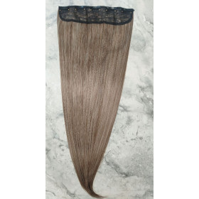 Color 9m88 One piece XXL, straight clip in hair extensions by proextend synthetic hair (60cm)