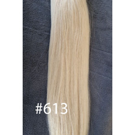 Color 613 50cm Medium drawn European Virgin remy human hair weave 100g (1 bundle)