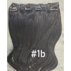 Color 1B 40cm 3pc 120g High quality Virgin Indian remy clip in hair