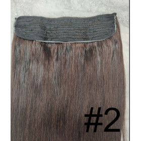 Color 2 50cm 110g 100% Indian remy Halo extensions