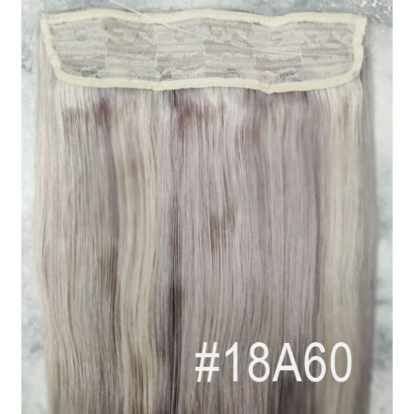 Color 18A60 45cm 110g 100% Indian remy Halo extensions