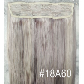 Color 18A60 50cm 110g 100% Indian remy Halo extensions