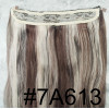 Color 7A613 45cm 110g 100% Indian remy Halo extensions