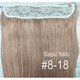 Color 8-18 35cm 60g basic 100% Indian remy Halo extensions
