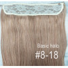 Color 8-18 50cm 60g basic 100% Indian remy Halo extensions