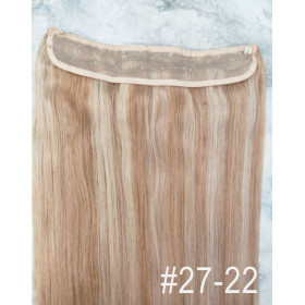 Color 27-22 40cm 110g 100% Indian remy Halo extensions