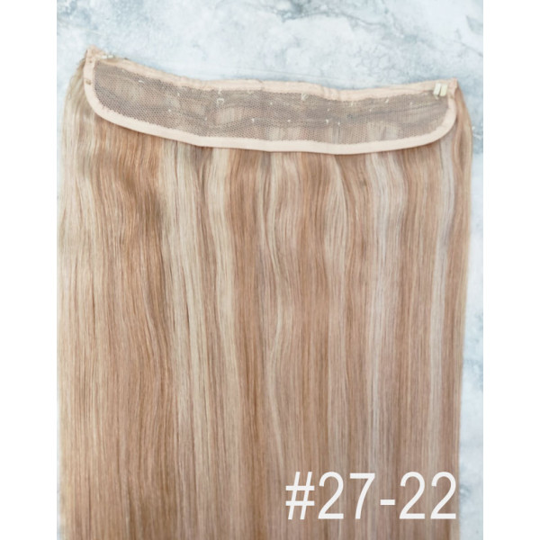 Color 27-22 40cm 110g 100% Indian remy Halo extensions