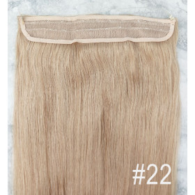 Color 22 60cm 110g 100% Indian remy Halo extensions