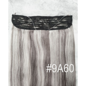 Color 9A60 40cm 110g 100% Indian remy Halo extensions