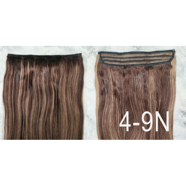 Color 4-9N 40cm 110g 100% Indian remy Halo extensions