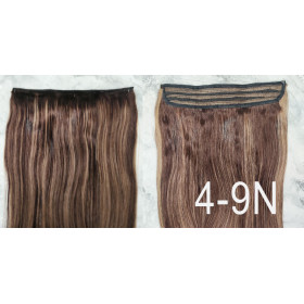 Color 4-9N 55cm 110g 100% Indian remy Halo extensions