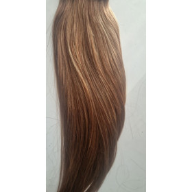 Color 8-27 45cm 3pc 120g High quality Virgin Indian remy clip in hair