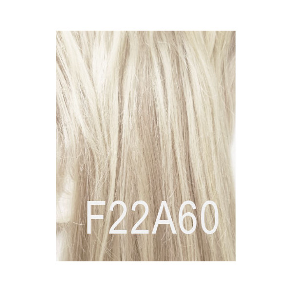 Color F22A60 45cm 60g basic 100% Indian remy velcro ponytail