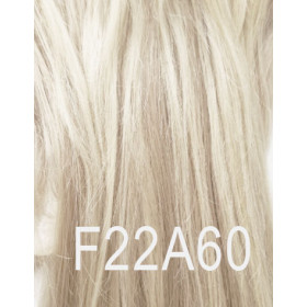 Color F22A60 50cm 110g XXL 100% Indian remy velcro ponytail