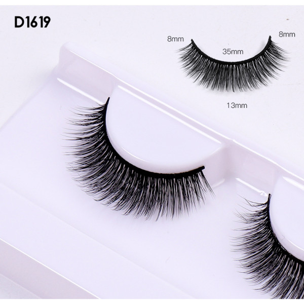 D1619B 3D hand made strip lashes -1 pair