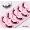 HLY5-21 Elegance collection 5 pair High quality hand made strip lashes