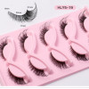 HLY5-19 Elegance collection 5 pair High quality hand made strip lashes