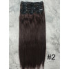 Color 2 45cm XXXL 10pc 220g High quality Indian remy clip in hair