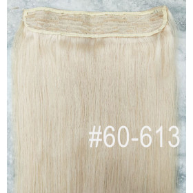 Color 60-613 50cm 60g basic 100% Indian remy Halo extensions