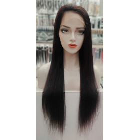 26inch long 13x4 lace front wig. Straight Indian remy human hair