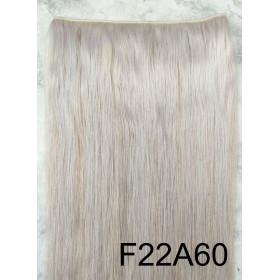 Color F22A60 55cm one piece 120g High quality Indian remy clip in hair