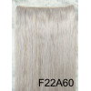 Color F22A60 45cm one piece 120g High quality Indian remy clip in hair