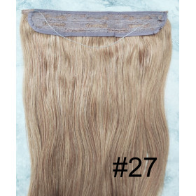 Color 27 40cm 60g basic 100% Indian remy Halo extensions