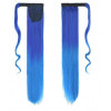 SALE Ombre blue, straight velcro ponytail 55cm by ProExtend