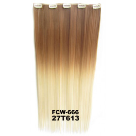 SALE27T613 Ombre volumizer 50g, straight clip in hair extensions by ProExtend synthetic hair (60cm)