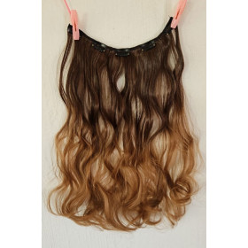 SALE 8t27 Ombre volumizer 50g, wavy clip in hair extensions by ProExtend synthetic hair (60cm)