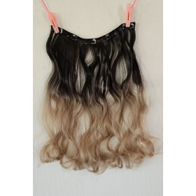 SALE 2t16 Ombre volumizer 50g, wavy clip in hair extensions by ProExtend synthetic hair (60cm)