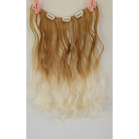 SALE 27t613 ombre volumizer 50g, wavy clip in hair extensions by ProExtend synthetic hair (60cm)
