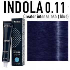0.11 Creator Intense Ash (blue) Indola Professional 60ml +60ml 20vol developer