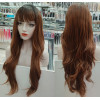 fringed light brown wig by Emmor-synthetic hair (mqf2094-4)