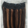 Color 1B-30 35cm one piece 120g High quality Indian remy clip in hair