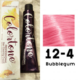 12-4 Bubblegum pink Colortone professional  100ml +100ml 20 vol developer