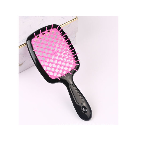 Black & light pink Detangling blowdry brush