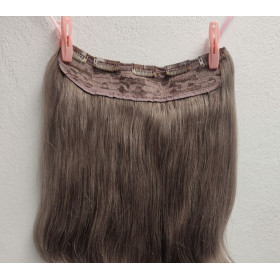 Color 9A-60 40cm one piece 120g High quality Indian remy clip in hair